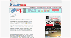Desktop Screenshot of democracyforums.com